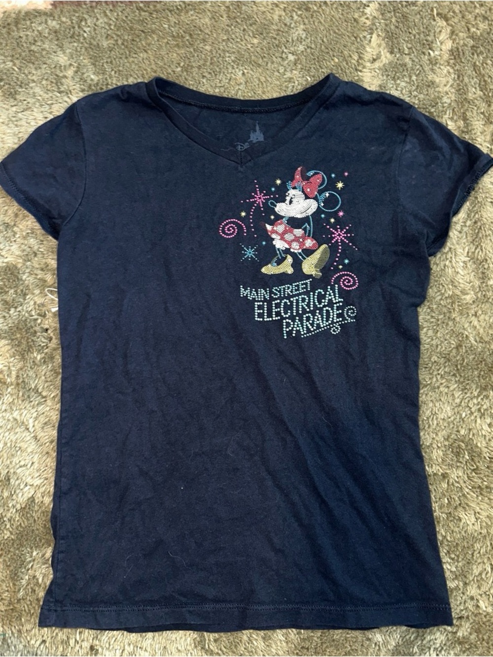 Disney Navy Minnie Mouse Main Street Electrical Parade Graphic Tee